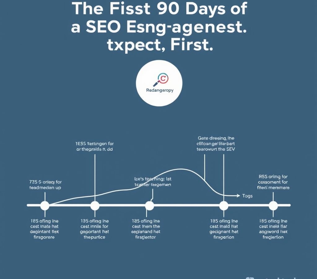 Illustration for The First 90 Days of an SEO Engagement: A Realistic Roadmap — what to expect in the first 90 days of an seo engagement